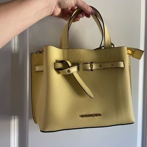 Michael Kors small yellow handbag